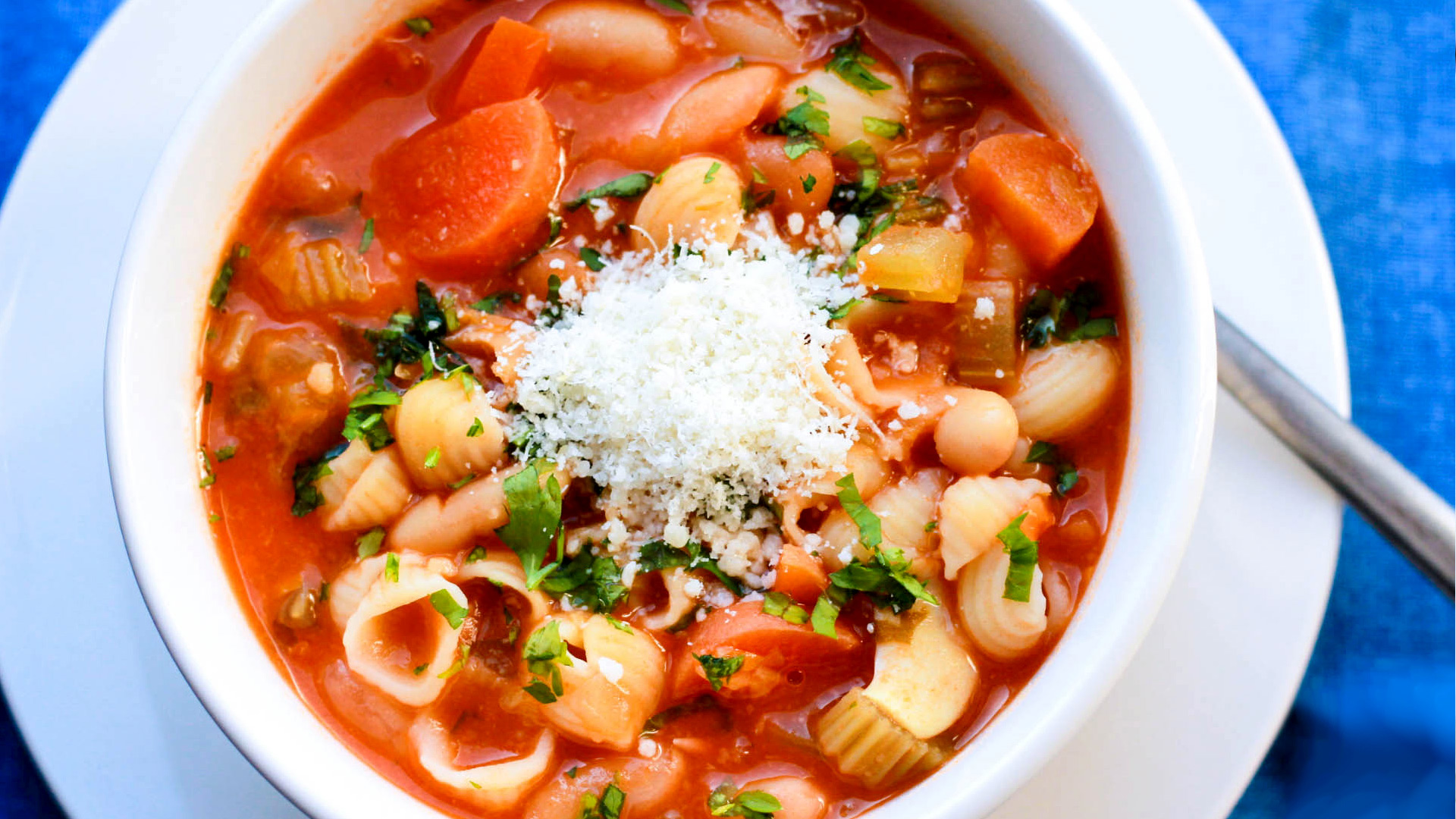 Chunky Minestrone Soup In The Thermomix - Mrs D plus 3